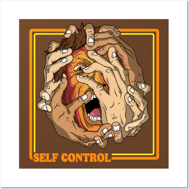 Self Control Wall Art by Brainfrz